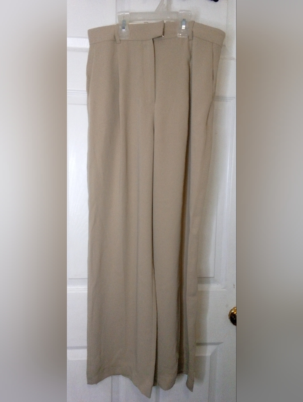 Babaton Neutral Beige Straight Skirt